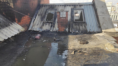 При пожаре в челябинском поселке Мелькомбинат погиб человек