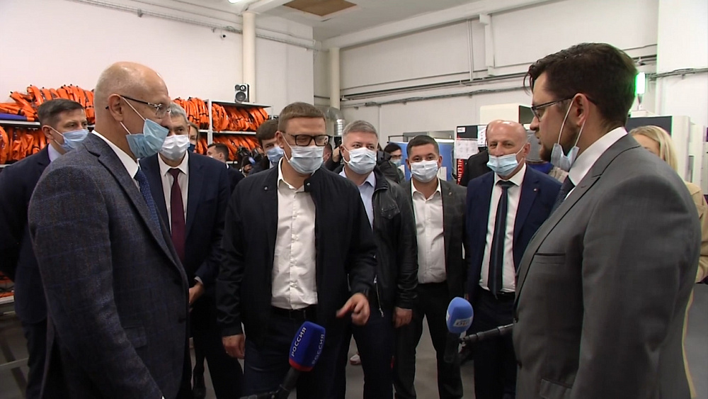 Текслер побывал в миасском холдинге «Ламинарные системы»