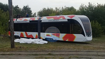 В Челябинске протестируют новый низкопольный трамвай