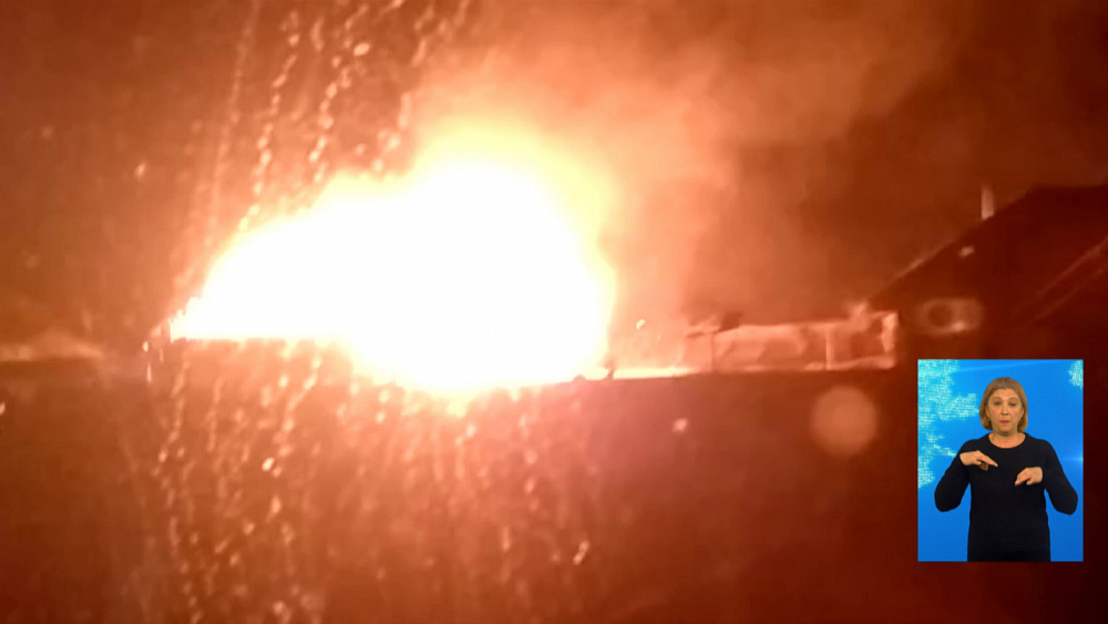 В посёлке сгорел частный дом