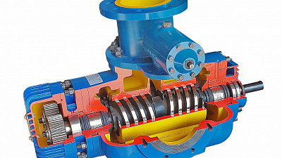 Двухвинтовой насос для нефтепродуктов