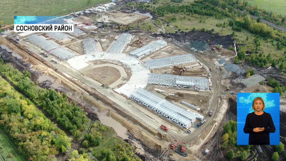 Продолжается строительство инфекционной больницы