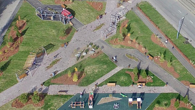 Наталья Котова проинспектировала выполнение работ по благоустройству Челябинска