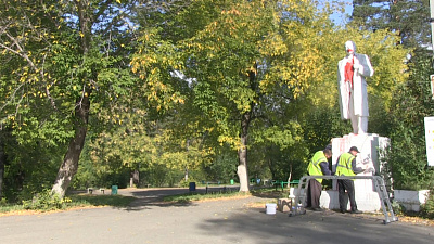 Акт вандализма в городском парке