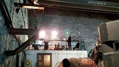 В машинном зале ГЭС «Пороги» впервые состоялся концерт