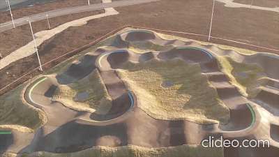 Видео памп-трека для любителей порезвиться на велосипеде