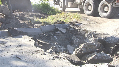 В машгородке начались работы по строительству ливневой канализации