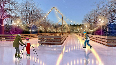 Как на Красной площади: челябинский парк Терешковой превратят в каток под открытым небом