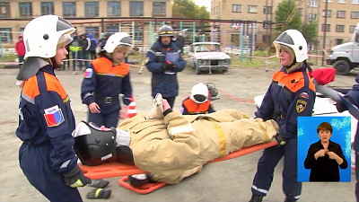 Студенты соревнуются в оказании помощи при ДТП