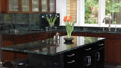 Столешница из мрамора в интерьере