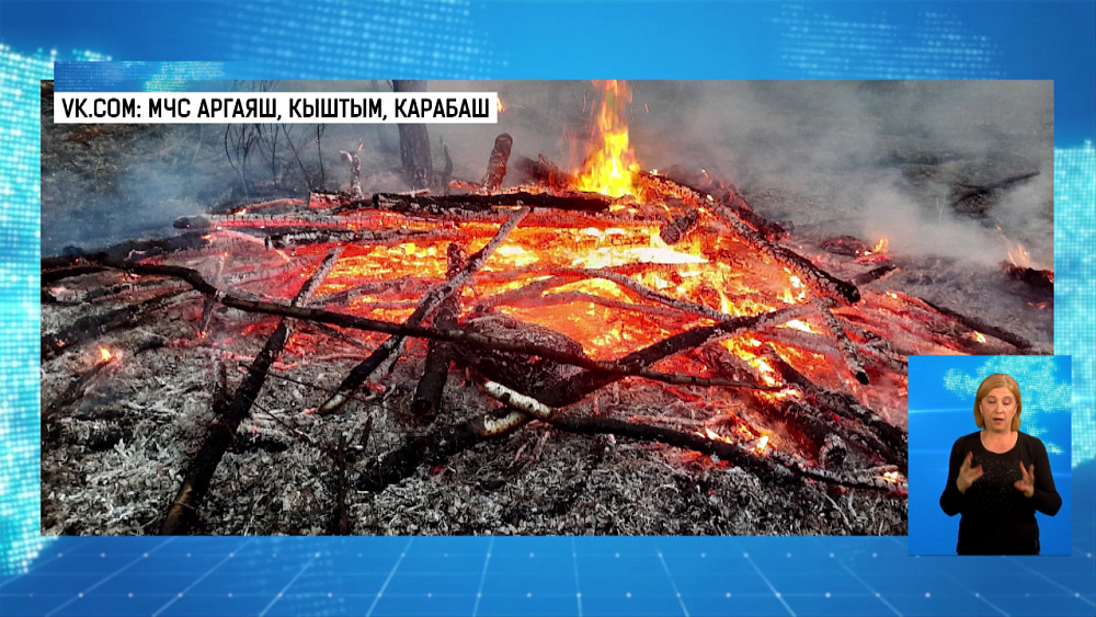На Южном Урале вновь горят леса