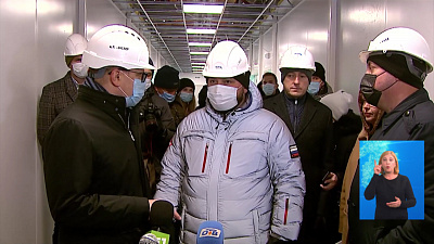 Губернатор проверил строительство новой больницы