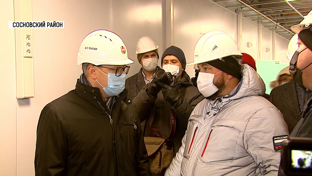 Губернатор проверил строительство новой больницы