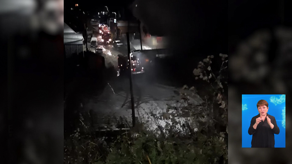 В частном секторе вспыхнул дом