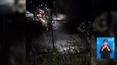 В частном секторе вспыхнул дом