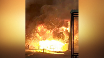 Момент взрыва в челябинской горбольнице №2 попал на видео