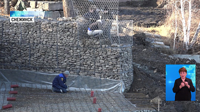 В Снежинске заканчивают ремонт набережной
