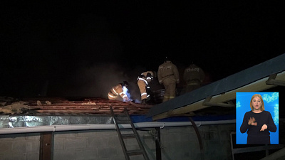 Загорелся деревообрабатывающий цех