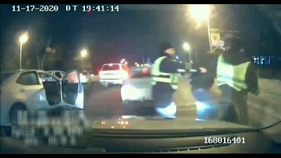 Оперативное видео задержания автоугонщика