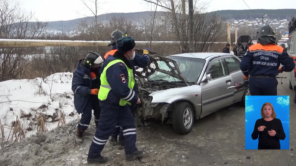 Девушка пострадала в аварии с автокраном