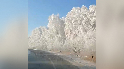 Впечатляющее видео зимней природы Южного Урала