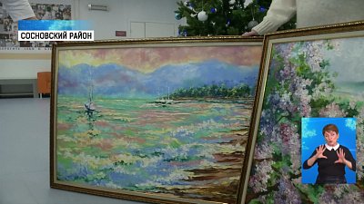 Художница подарила врачам исцеляющие картины