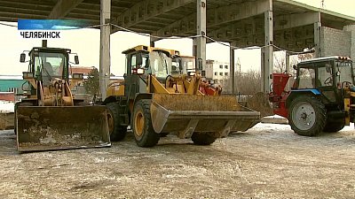 В Челябинске проверяют снегоуборочную технику