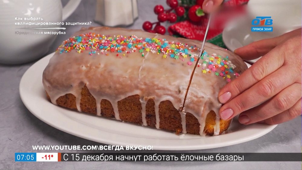 Вкусные истории — Рецепт лимонного кекса