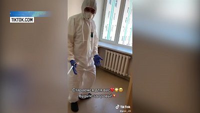 Медбрат снимает в ТикТок из «красной зоны»