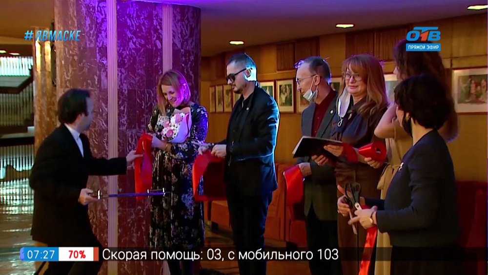 Сюжет — Открытие выставки «100 спектаклей — 100 афиш»