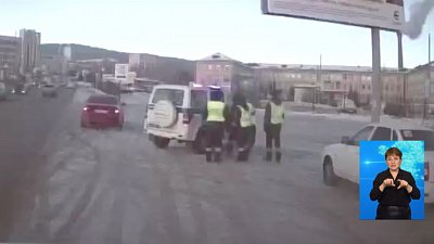 Полицейские задержали пьяного водителя