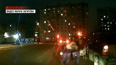 Таксист задержал пьяного водителя