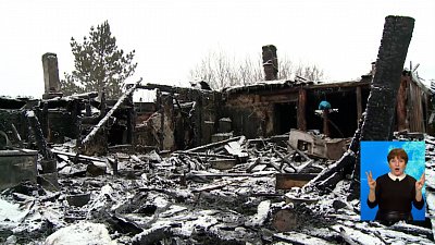 Сотрудники Росгвардии спасли женщину из огня