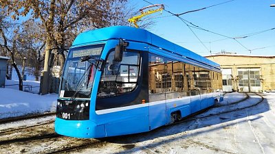 В Челябинске проводят испытания нового трамвая Усть-Катавского вагоностроительного завода