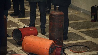 В подземном переходе произошел хлопок газа