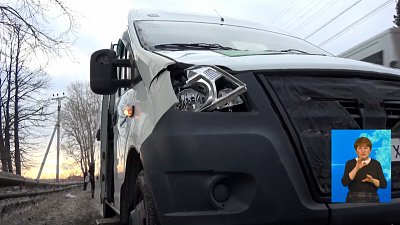 Маршрутка сбила пешехода в Златоусте