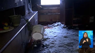 Семейная пара чуть не угорела в частном доме