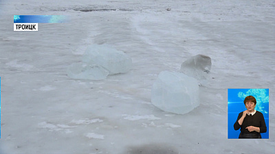Ледовые городки «уплыли»