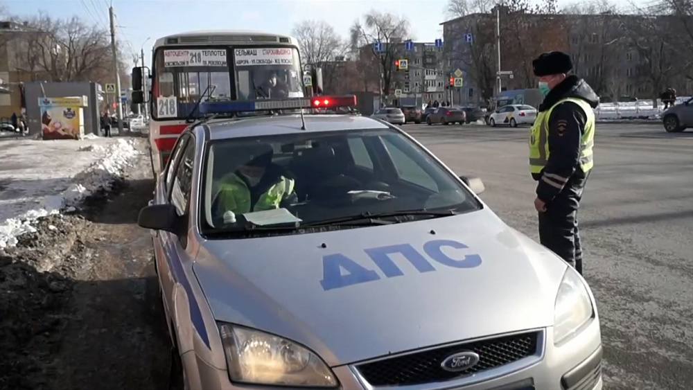 Задержан автобус со сломанными тормозами