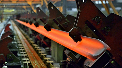 Экспорт рельсовой продукции ЧМК вырос на 74%