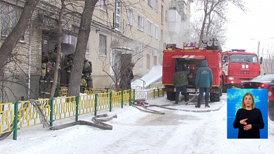 В Миассе вспыхнул магазин