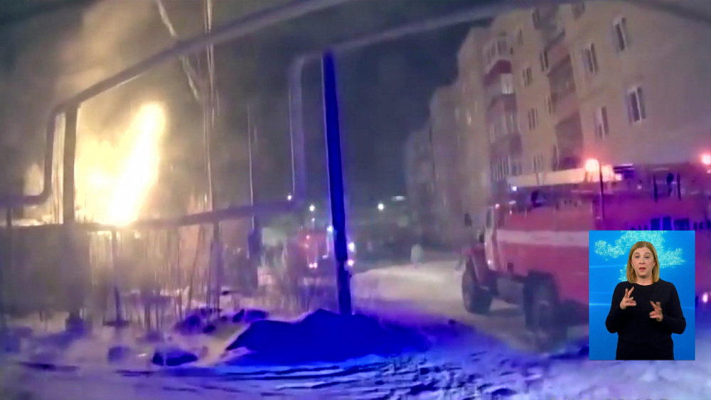 Полицейские спасли детей из пожара