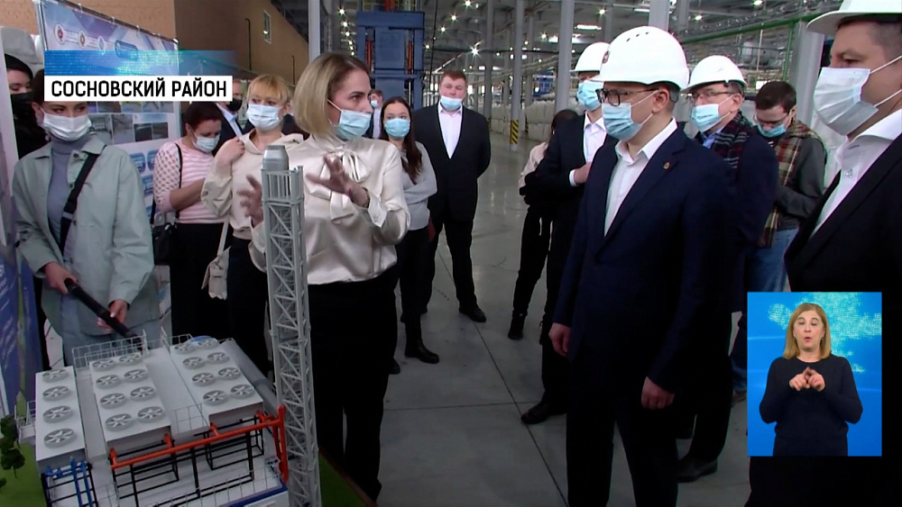 Губернатор посетил индустриальный парк