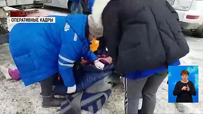 Водитель грузовика задавил женщину