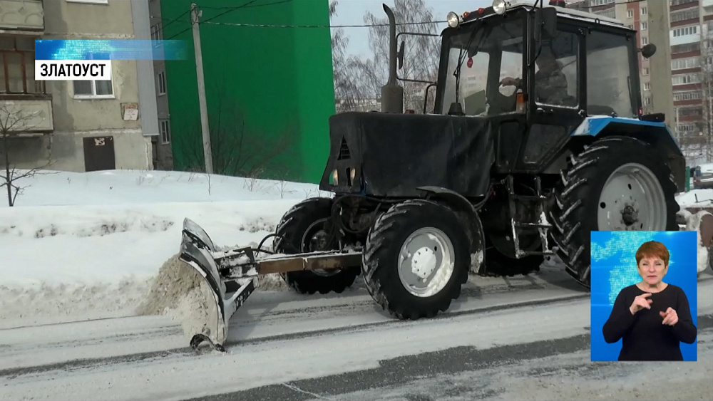 Метель затрудняет движение в регионе