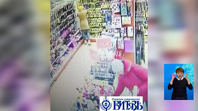 Девушка обворовала магазин электроники