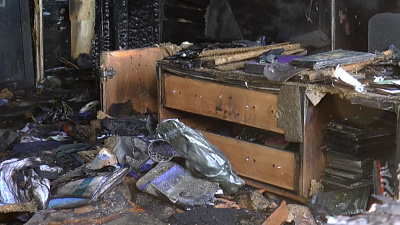 Женщина погибла во время пожара