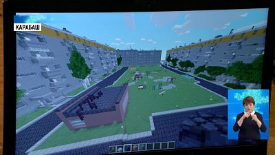 Школьники построили Карабаш в игре Minecraft